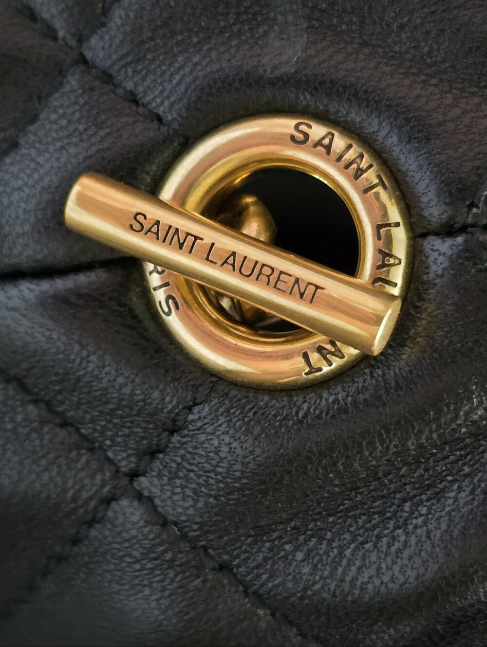 Saint Laurent Quilted Lambskin Maxi Icare Shopping Bag - Picture 9 of 16